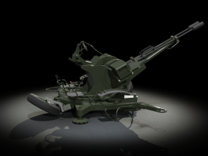 ZU-23-2 ANTI AIR 3Dモデル