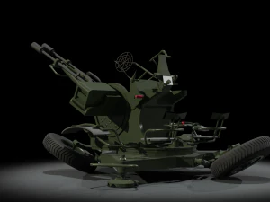 ZU-23-2 ANTI AIR 3D Model