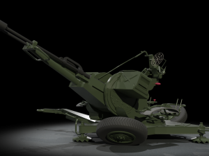 ZU-23-2 ANTI AIR 3Dモデル