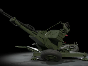 ZU-23-2 ANTI AIR 3D Model