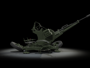ZU-23-2 ANTI AIR 3Dモデル