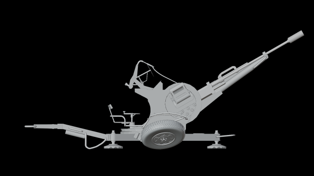 Download ZU-23-2 ANTI AIR 3D Model