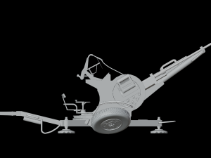 ZU-23-2 ANTI AIR 3Dモデル