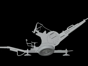 ZU-23-2 ANTI AIR 3D Model