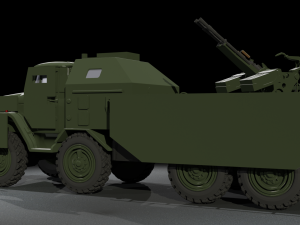 GUNTRAK URAL-4320 8X8 Modello 3D