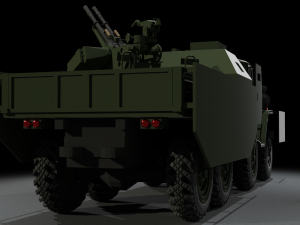 GUNTRAK URAL-4320 8X8 Modello 3D
