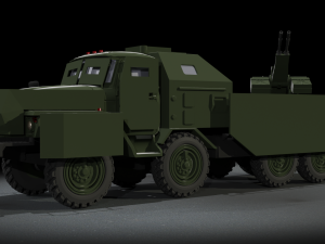 GUNTRAK URAL-4320 8X8 Modello 3D