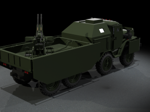 GUNTRAK URAL-4320 8X8 Modello 3D