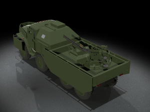 GUNTRAK URAL-4320 8X8 Modello 3D
