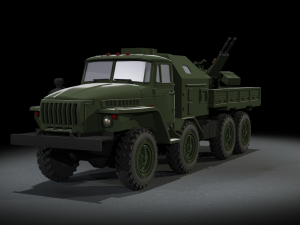 GUNTRAK URAL-4320 8X8 Modello 3D