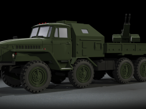 GUNTRAK URAL-4320 8X8 Modello 3D