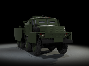 GUNTRAK URAL-4320 8X8 Modello 3D