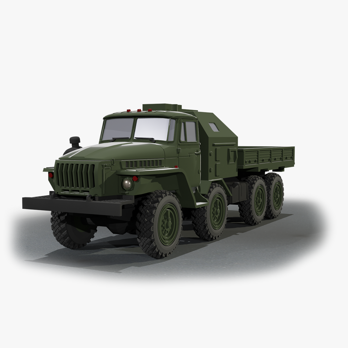 URAL-4320 8X8 3D Модель in Транспорт 3DExport