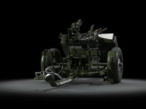 ZPU-2 ANTI AIR Model 3D
