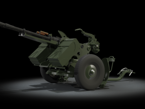 ZPU-2 ANTI AIR Model 3D