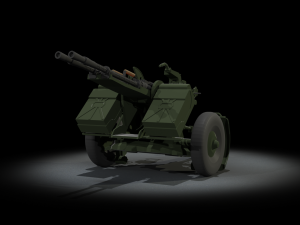ZPU-2 ANTI AIR Model 3D