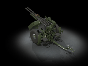 ZPU-2 ANTI AIR Model 3D