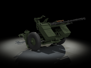 ZPU-2 ANTI AIR Model 3D