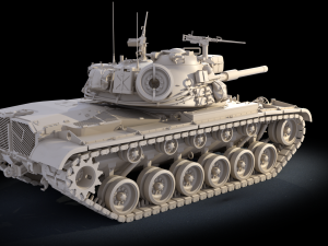 M48A5 3D 프린트 모델
