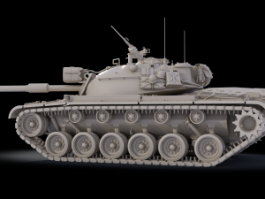 M48A5 3D 프린트 모델