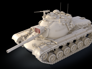M48A5 3D 프린트 모델