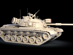 M48A5 3D 프린트 모델