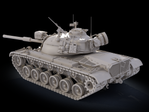 M48A5 3D 프린트 모델
