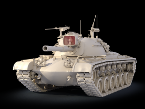 M48A5 3D 프린트 모델