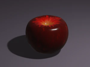 A Apple 3D Model