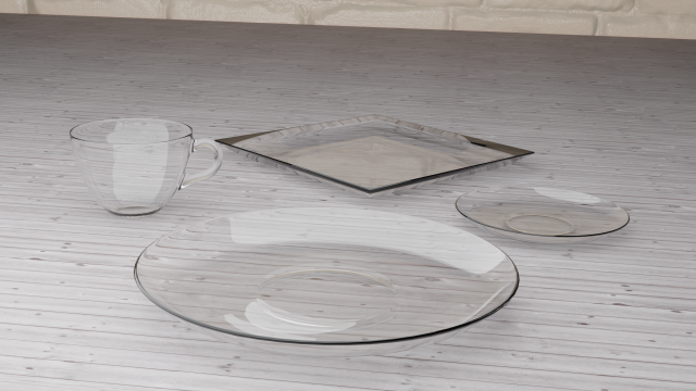 Glassware 3D Model .c4d .max .obj .3ds .fbx .stl .blend 