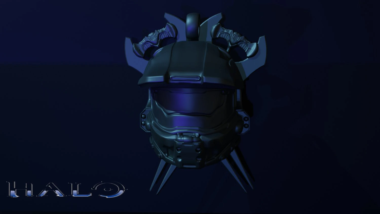 Halo 3D Print Model .c4d .max .obj .3ds .fbx .stl .blend
