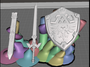 ZELDA 3Dプリントモデル