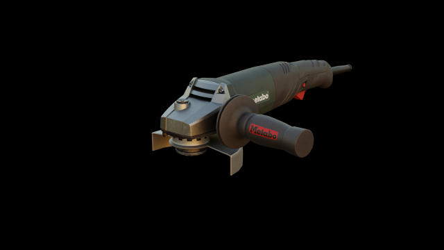 ANGLE GRINDING MACHINE 3D 모델 .c4d .max .obj .3ds .fbx .stl .blend