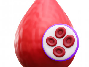 Blood Cells Model 3D