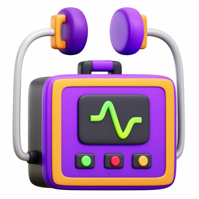 Defibrillator 3D-Modell .c4d .max .obj .3ds .fbx .stl .blend 