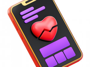 Health App 3D Model