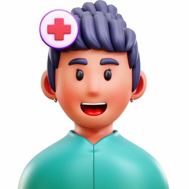 Nurse Model 3D .c4d .max .obj .3ds .fbx .stl .blend 