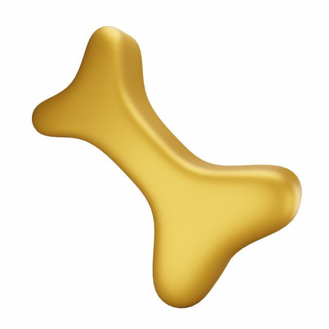Dog Bone 3D 모델 .c4d .max .obj .3ds .fbx .stl .blend