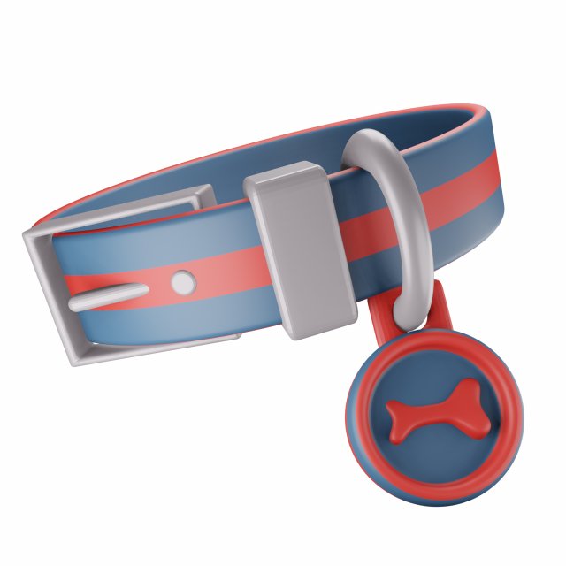 Pet Belt 3D 모델 .c4d .max .obj .3ds .fbx .stl .blend 