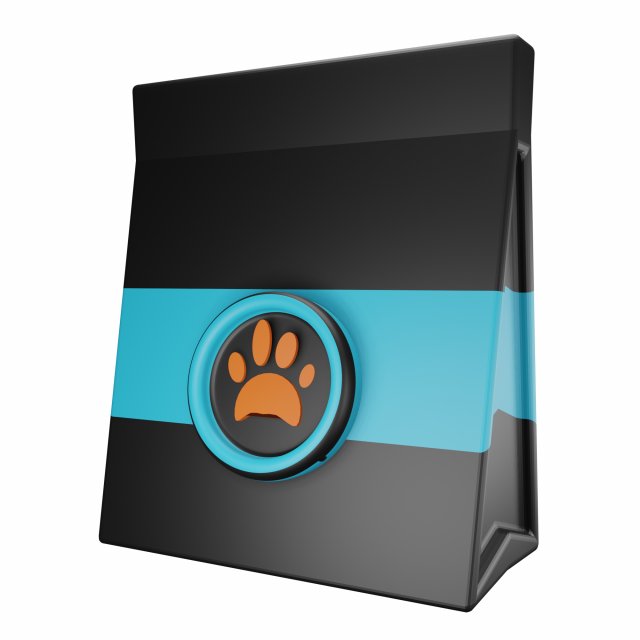 Pet Food 3D Model .c4d .max .obj .3ds .fbx .stl .blend 