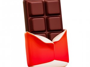 Chocolate Bar Modelo 3D
