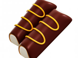 Choco Roll 3D Model