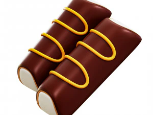 Rolo de chocolate Modelo 3D