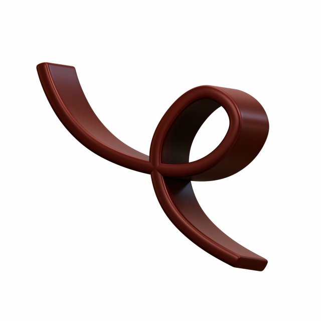 Brown Chocolate 3D 모델 .c4d .max .obj .3ds .fbx .stl .blend 