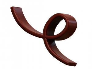 ब्राउन चॉकलेट 3D मॉडल