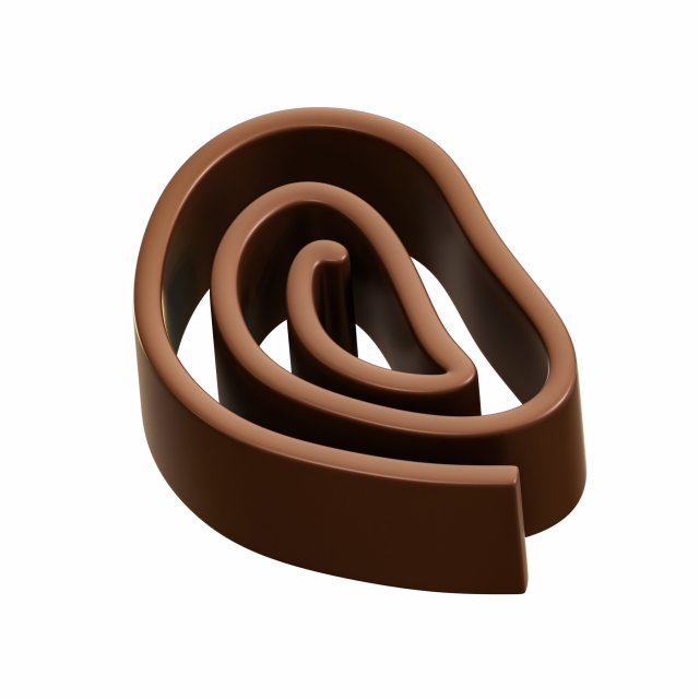 Brown Chocolate 3D 模型 .c4d .max .obj .3ds .fbx .stl .blend 