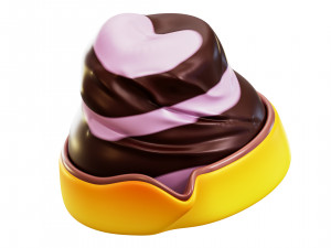 Sweet Milk Chocolate 3D Model