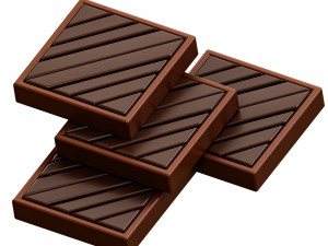 Marked Chocolate Bar 3D मॉडल