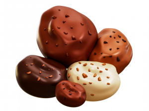 Chocolate Granules 3D मॉडल