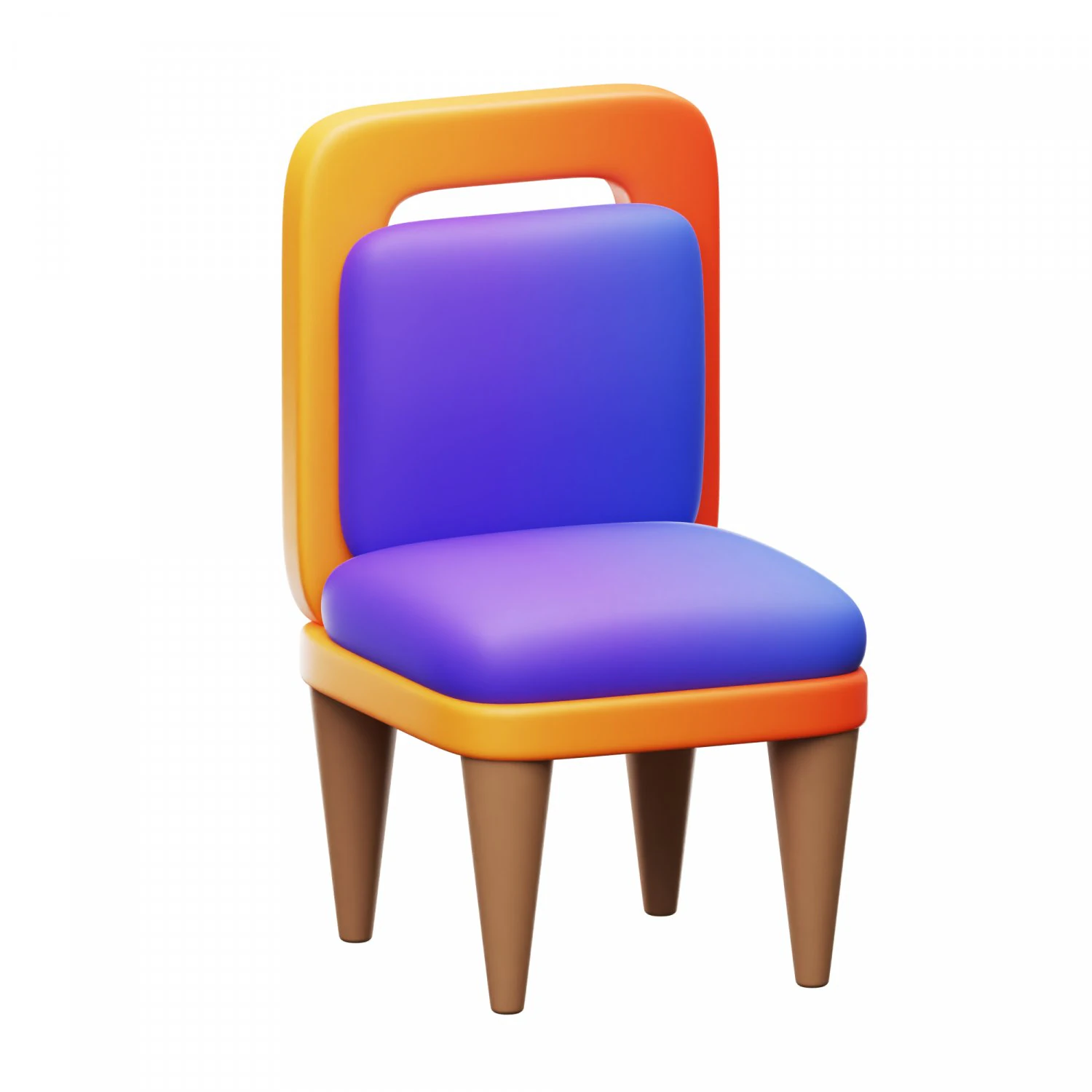 Chair 3D Model .c4d .max .obj .3ds .fbx .stl .blend 